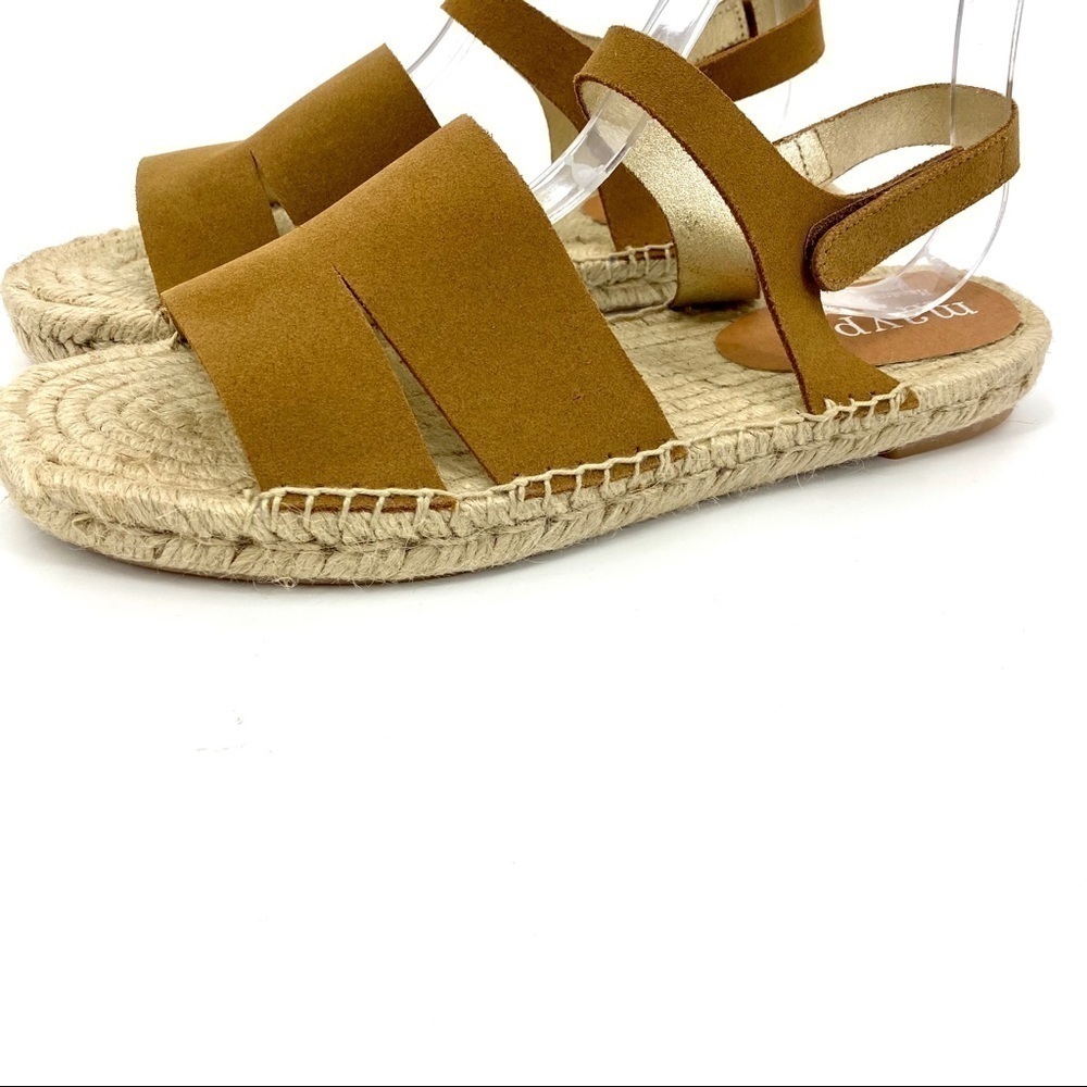 Maypol brown suede espadrille sandal 40/9